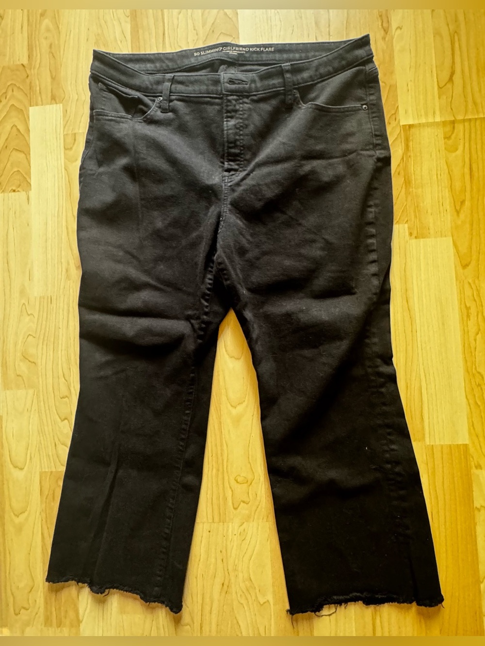 Women’s  Black Denim Ankle Jeans - Picture 2 of 2